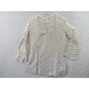 Vintage (?) SHOSHANNA SWIMWEAR Women's Sheer Size Small Coverup (?) w/ Hearts